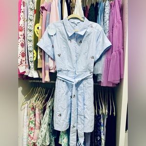 NWT XXL embroidered Laura dress Hill House Home